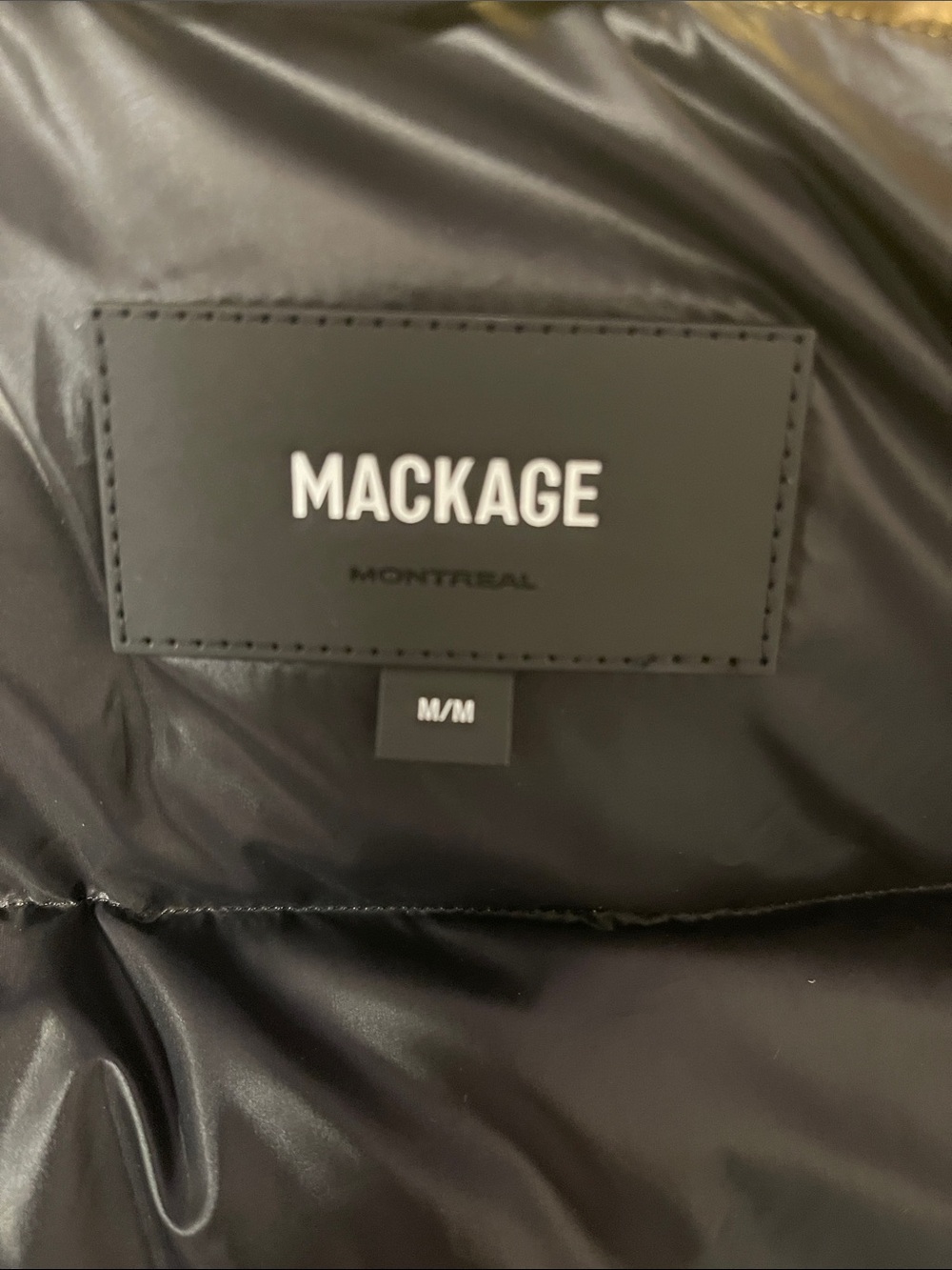 Mackage Jack Madalyn Puffer Jacket – Gold with Black Zippers - Picture 16 of 16
